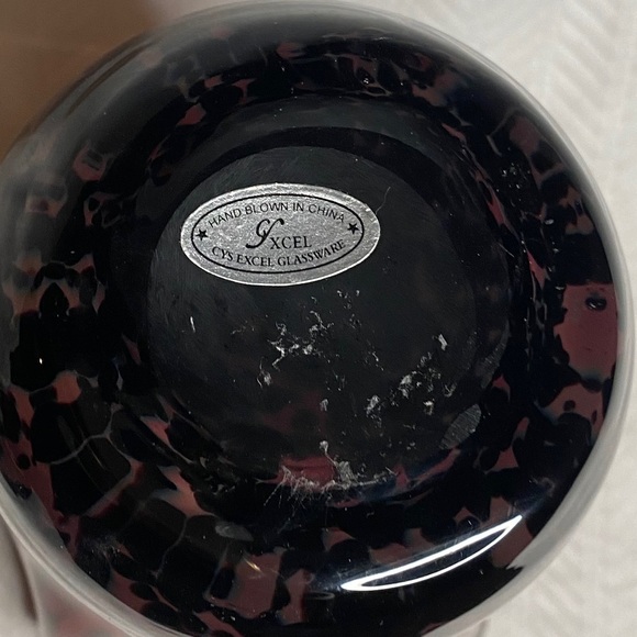 CYSExcel Accents Cys Excel Glassware Hand Blown Glass Art Vase